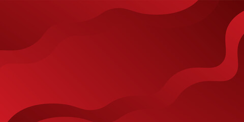 Abstract red background with dynamic shapes composition simple modern