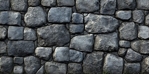 Obraz premium Rustic stone wall texture background (5)