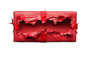 Exciting gift unwrapping home photography festive top view joy