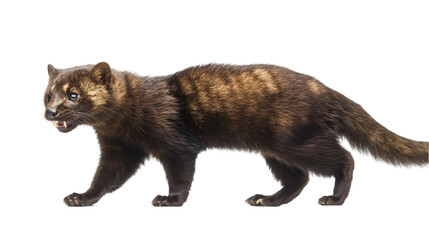 Obraz premium cat in front of white background