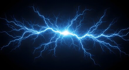 lightning in the night