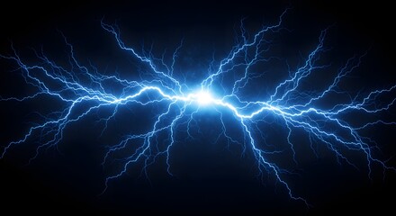 lightning in the night