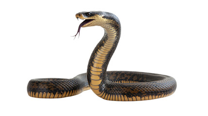 Cobra Snake in Defensive Posture