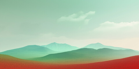 Golden Wheat Fields with Rolling Green Hills