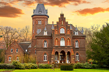 Marienburg is a brick building built as a country house in the city of Monheim am Rhein. It was built from 1879 to 1880. 