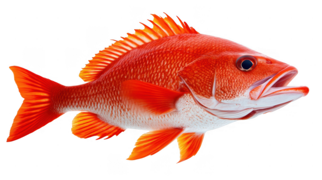 Vibrant Red Snapper Fish