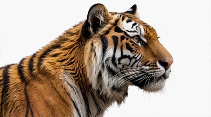 Obraz premium Majestic Siberian Tiger Profile Wildlife Photography