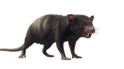 Fototapeta premium Tasmanian Devil Profile View