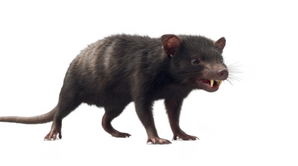 Tasmanian Devil Profile View