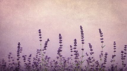 Beautiful lavender flowers field soft purple pastel background art calm plant bloom aroma image photo