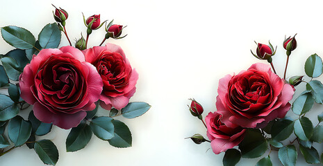 3D design of vintage cards with roses and flowers, elegant floral composition with intricate details and classic aesthetics