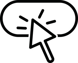 call to action icon vector