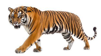 Naklejka premium Majestic Bengal Tiger Walking