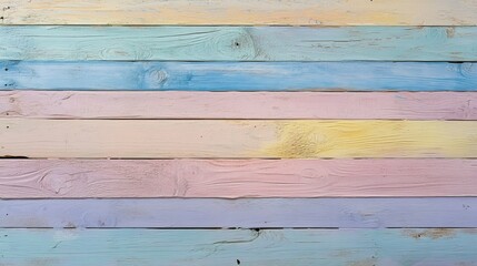 Obraz premium wooden wall with pastel colors
