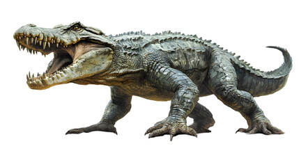 Obraz premium Fearsome Alligator Illustration