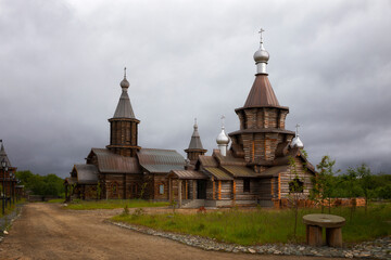 Holy Trinity Trifonov Pechenga Monastery. The northernmost monastery in the world. Russia, Murmansk region