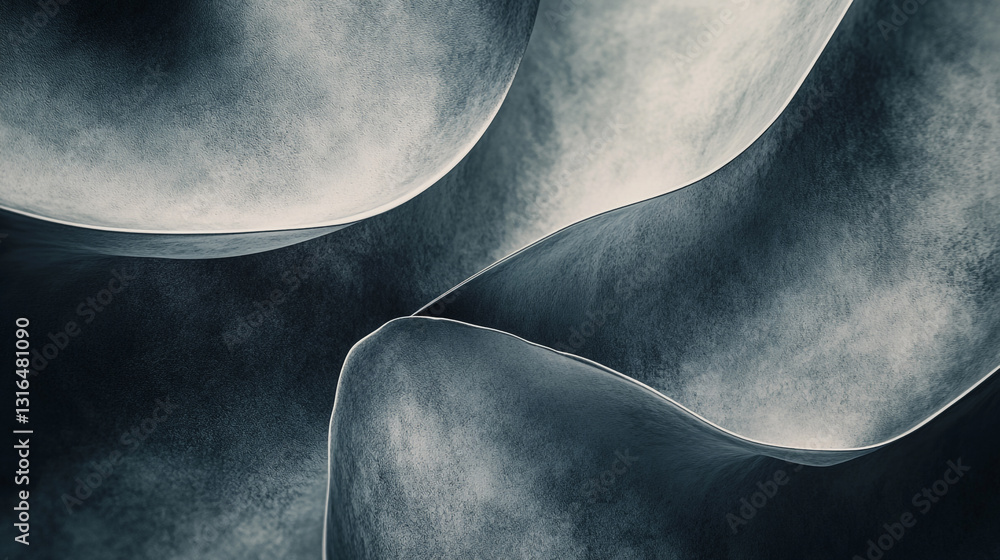 Poster abstract dark blue swirling textured background design image art wave grey curve style lines color