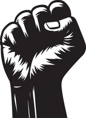 Fist of protest vector illustration