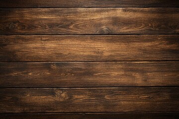 Fototapeta premium Dark Brown Wood Grain Texture Background, Wooden Planks, Paneling