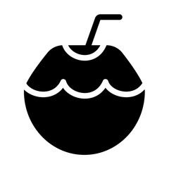 coconut drink glyph style