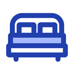 bed blue style