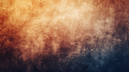 Obraz premium Abstract brown and blue grunge texture background design image old wall dark worn aged color light