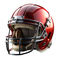 Fototapeta premium Red Football Helmet: HD Image