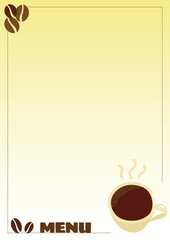 a coffee menu
