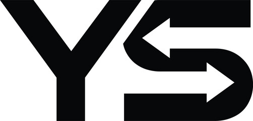 letter s two arrow recycle or exchange logo with vector file.