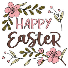 happy birthday card with flowers