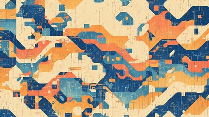 Abstract tech background, circuit pattern, digital design, website banner