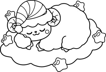 Obraz premium sheep cute animal