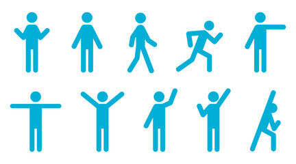 人・人物・人間のピクトグラムアイコン2