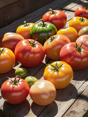 Tomato Harvest Under the Sun