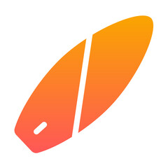 surfboard gradient style