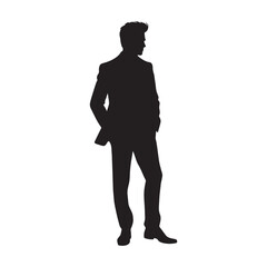 Versatile Actor silhouette, mastering every role with precision - Actor illustration - Minimalist Actor vector - Profession silhouette
