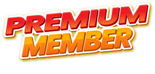 Premium Member text Art Graphc 3D