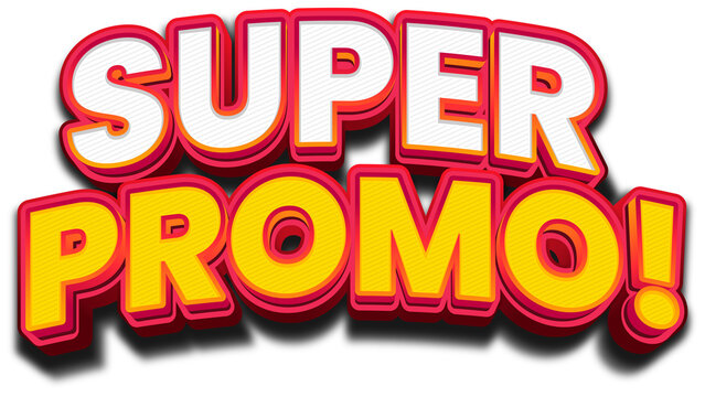 Super Promo Promotional Text Art