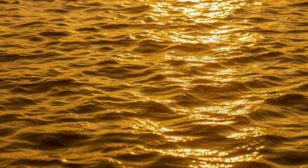 golden water background, Generative AI