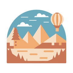 Timeless Journeys vintage travel design illustration