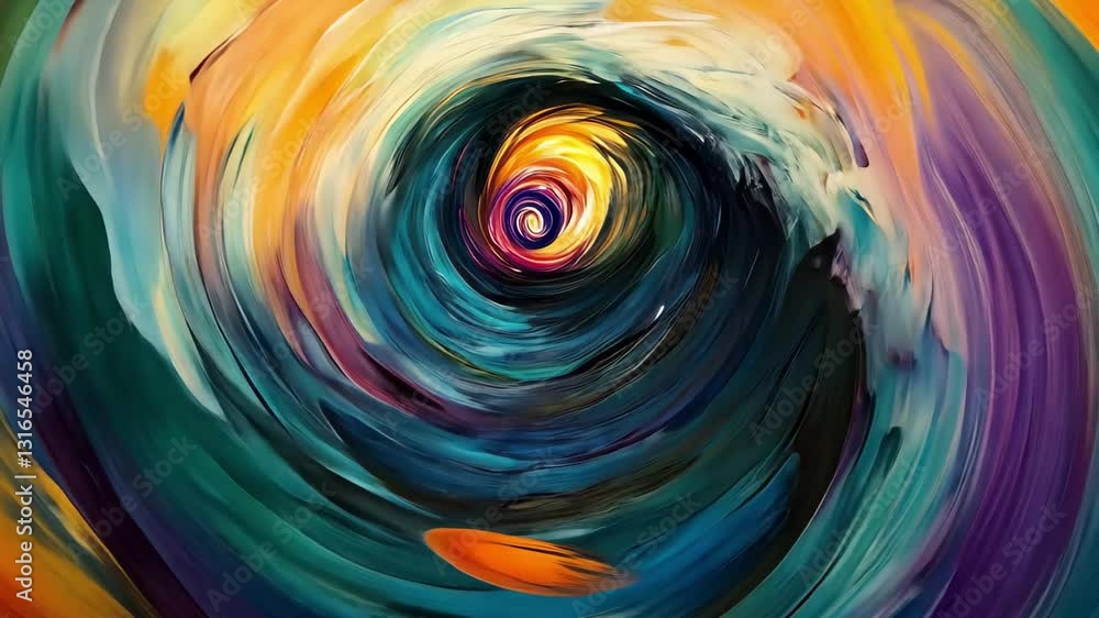 Poster dynamic swirl captures vibrant colors in a mesmerizing display of movement and energy, dynamic swirl