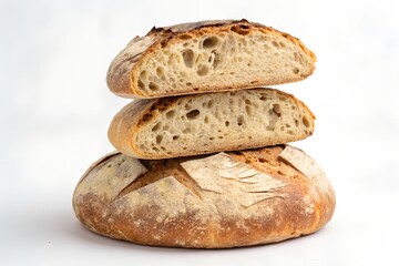 sourdough isolated in white background