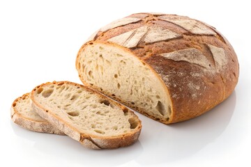 sourdough isolated in white background