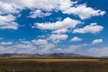 Fototapeta premium clouds over the mountains