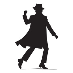 Graceful Dancer silhouette, embodying elegance in motion - Dance illustration - Minimalist Dance vector - Profession silhouette
