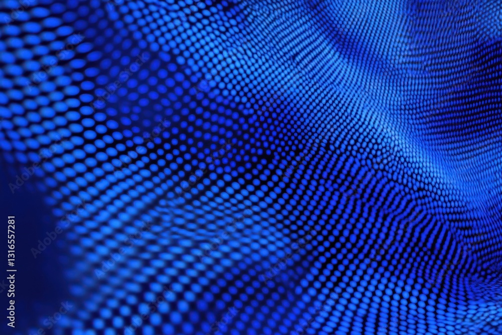 Aufkleber abstract close-up of a textured blue surface featuring a pattern of dots, creating a dynamic visual 
