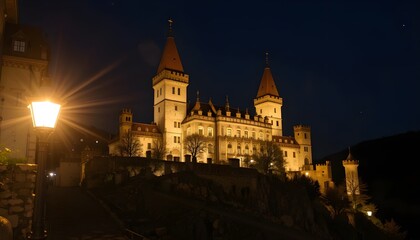 Fototapeta premium castle in the night