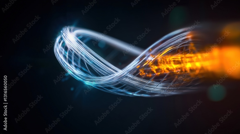 Poster dynamic light wave interaction digital art abstract environment futuristic viewpoint conceptual visu