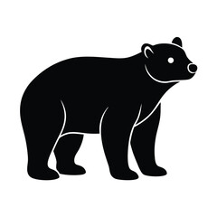 Fototapeta premium vector illustration of a bear