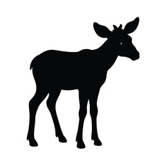 Fototapeta premium deer silhouette vector